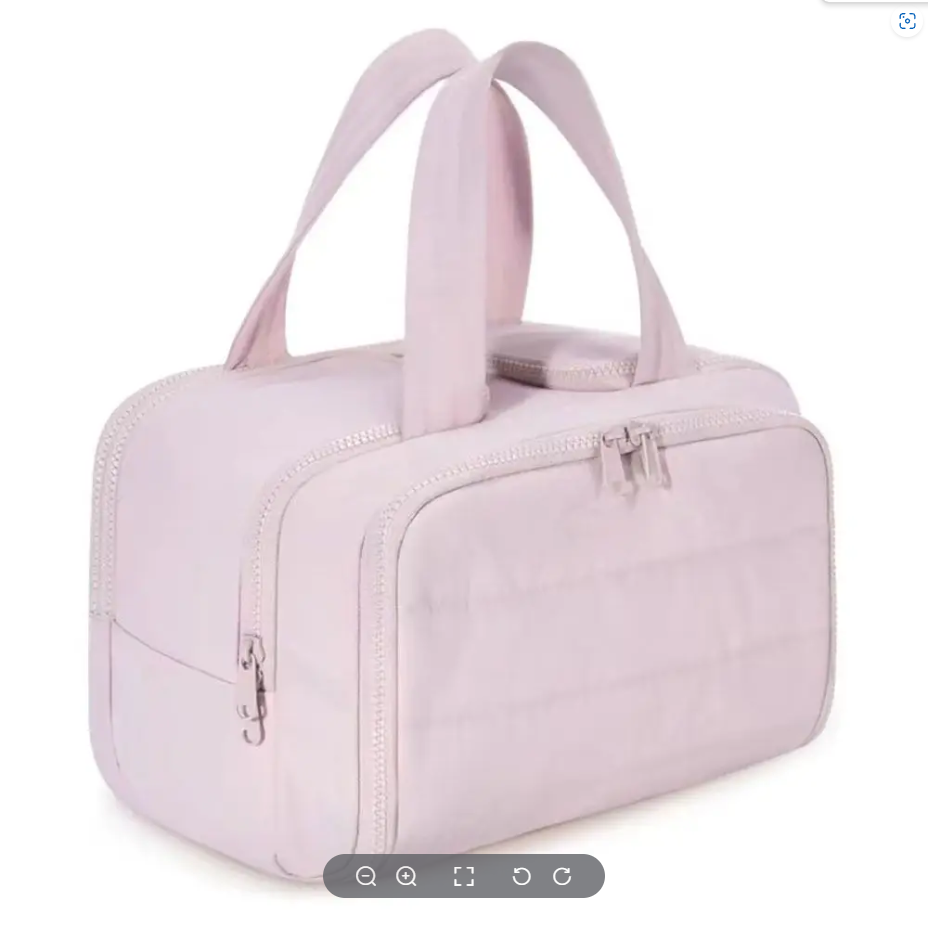Large-capacity makeup bag, convenient portable handheld wash bag,