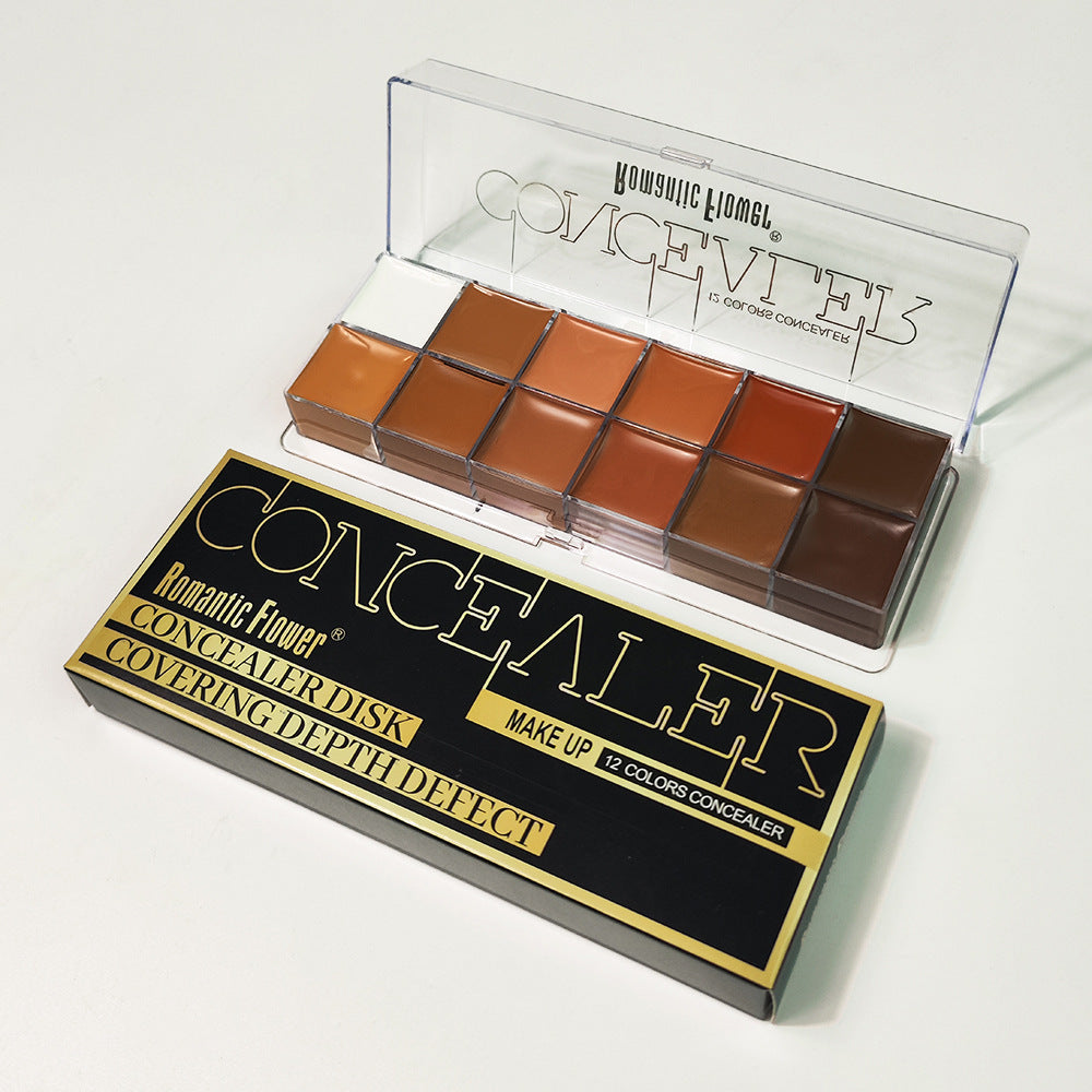 12-Shade Full Coverage Concealer