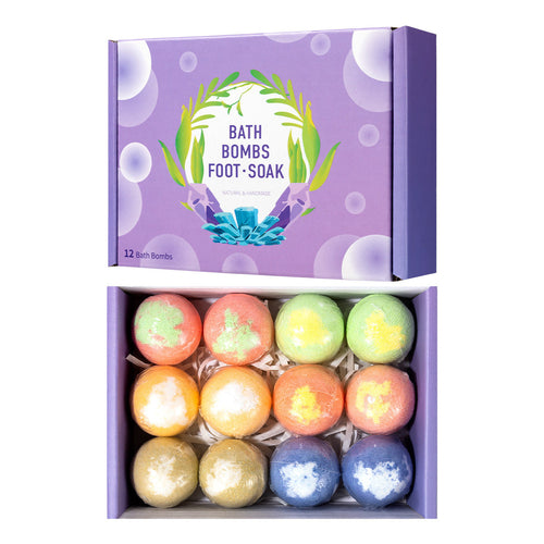 Bath Bomb Gift Set – Luxury Fizzy Aromatherapy for Home Spa