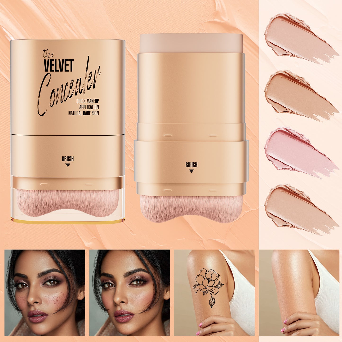 Dual-Tip Concealer with Brush