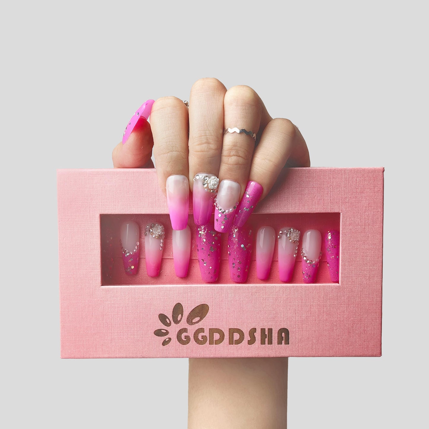 Blush Elegance Press-On Nails Kit